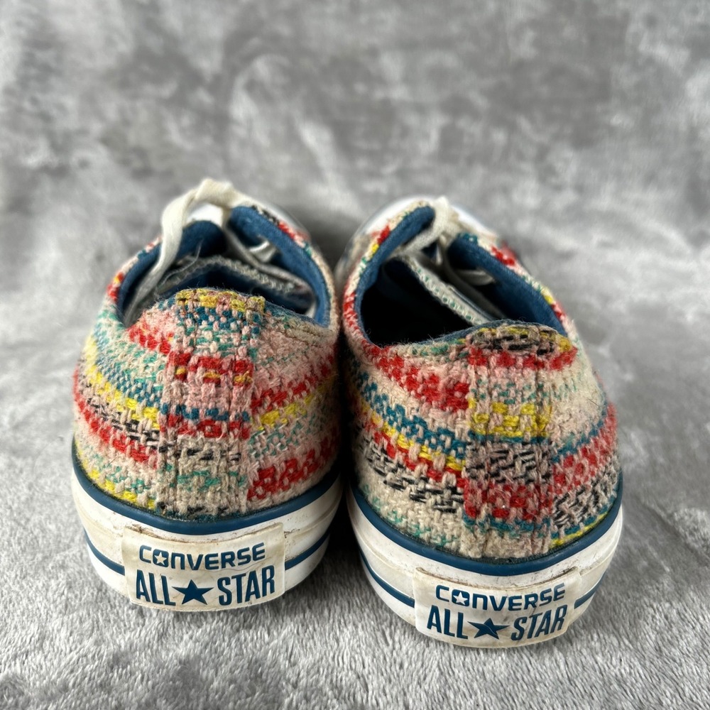 Converse Chuck Taylor All Star Multi Color Woven Baja Stripe Low Top Womens 9 - Picture 5 of 13
